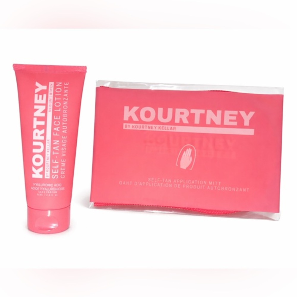 ✨ KOURTNEY Self-Tan Face Lotion + Application Mitt | New Duo ✨